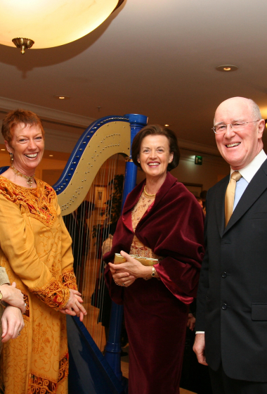  St Patrick s Dinner 2005 Mrs Mary Vermet Mrs Madeline Doherty Harpist Mrs Patricia O Connor Ambassador Patrick O Connor 2005 